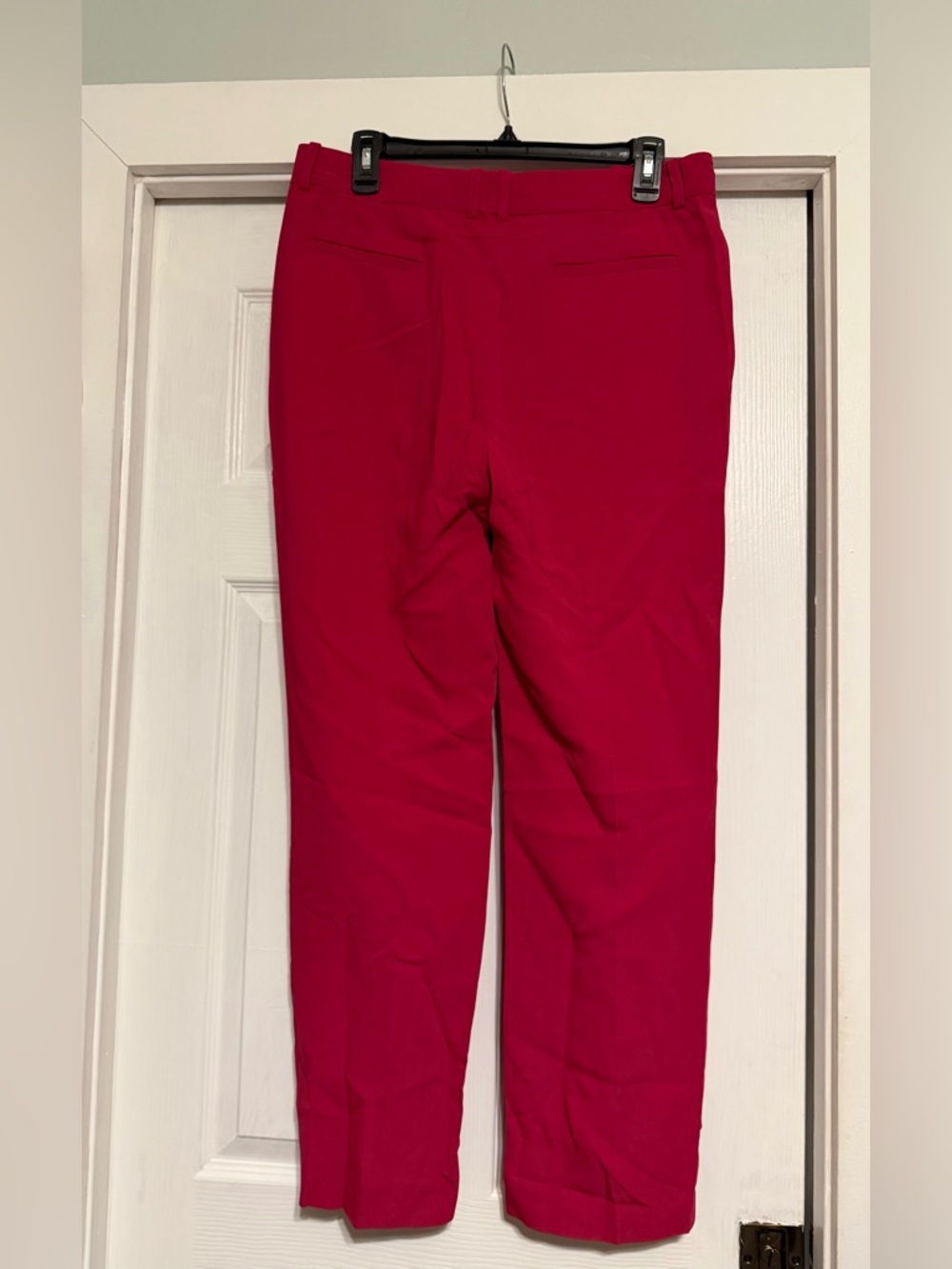 Givenchy Vibrant Pink Straight-Leg Trousers Pants NWOT - Picture 2 of 5